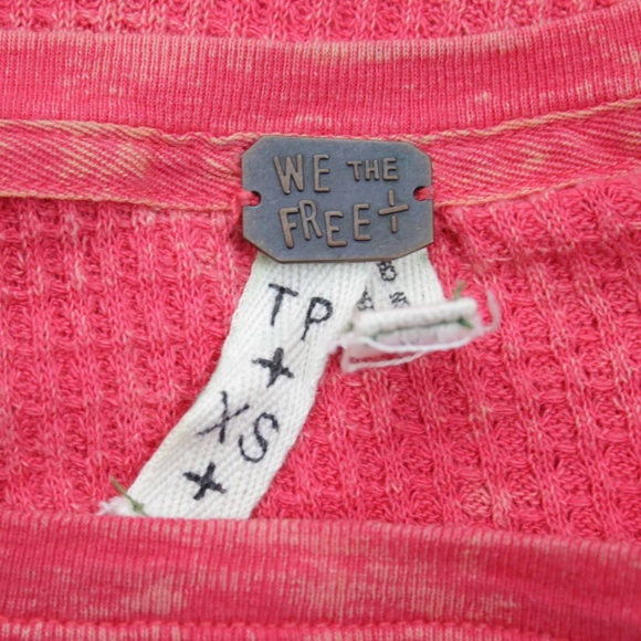 FREE PEOPLE Diamond Dozen Thermal Top XS - Picture 6 of 6